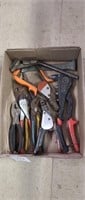 Riveting tools, plies, misc tools.