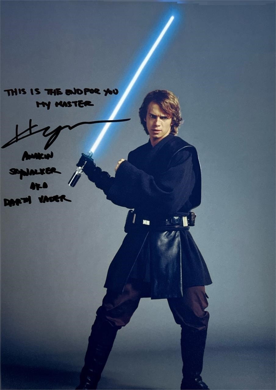 Autograph COA MARVEL Star Wars Disney Model Legend Photos T