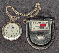 Tommy Hilfiger Quartz Pocket Watch With Case