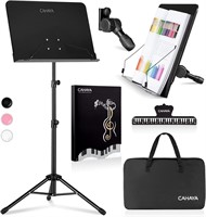 CAHAYA 5 in 1 Music Stand 31.4-57in, Black