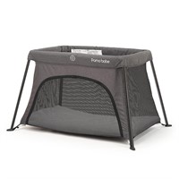 Travel Crib for Baby, Foldable, Grey
