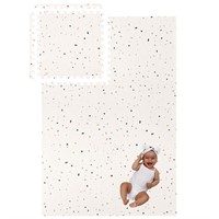 Baby Play Mat, 6 Tiles, 4x6 ft Multi Terrazzo