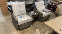 (C) LAZBOY OUTDOOR 3pc RECLINER SET