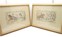 Pair of Horse Engravings