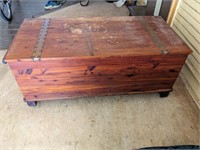 Hope Chest on wheels (damaged)