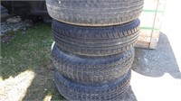 4-Trailer tires w/rims