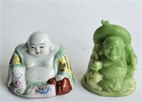 Buddha Figures - Porcelain & Faux Jade