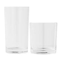 MM CRYSTAL DRINKWARE SET CLEAR 16 PIECES.