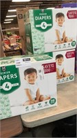 1 LOT 3-MM PREMIUM DIAPERS SIZE ‘’4’’ 210 CT.