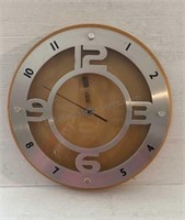 Wall Clock Wood Battery Operated 11-1/2" R