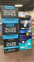 1 LOT 3-DUDE WIPES FLUSHABLE WIPES ‘’XL’’400CT./