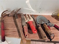 Assorted Gardening Tools (dirty & some scratches)