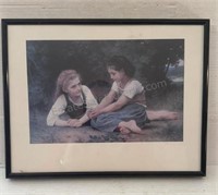 Framed Print “The Nut Gatherers” by William