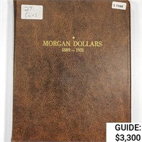 1889-1897 Morgan Dollar Book (27 Coins)