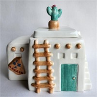 Treasure Craft Pottery Cookie Jar -Adobe Home