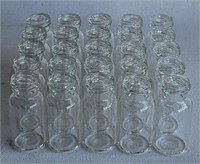 2.5" Glass Sample Bottles -NO Lids