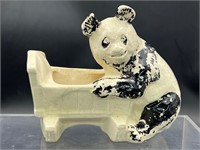 Rare! Vintage 1940's Panda & Cradle McCoy Planter