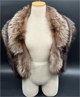 Fox Fur Stole Shawl by Hamilton Furs, Portland OR