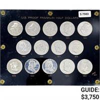 Franklin PR Half Dollar Set (14 Coins)