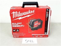 New $294 Milwaukee Green Cross Line Laser