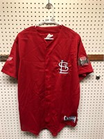 New Cardinals Red Mesh Jersey Size Large