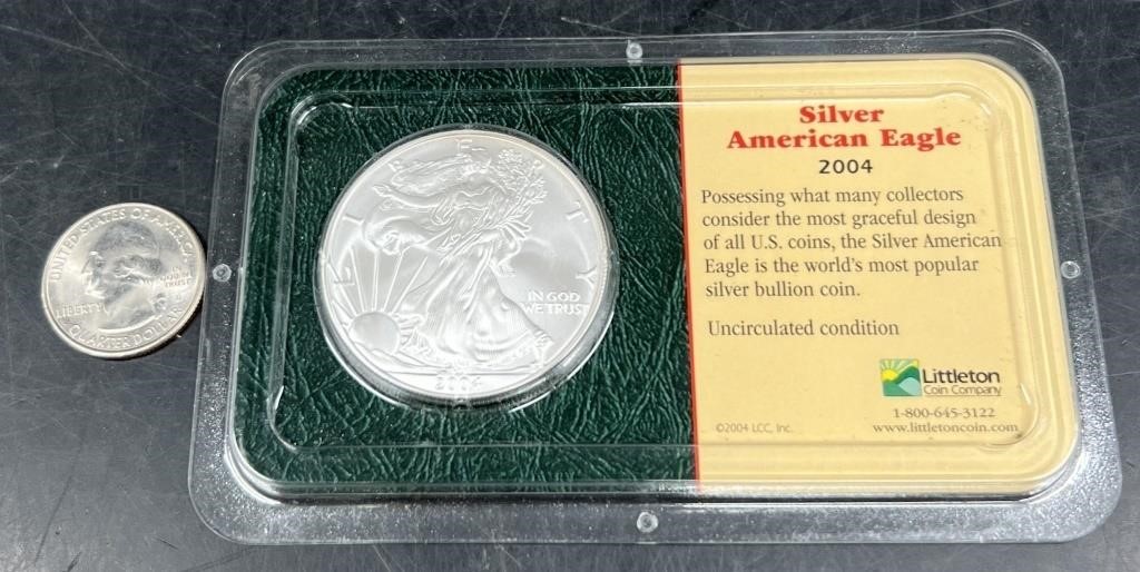 2004 Silver American Eagle $1 Uncirculated