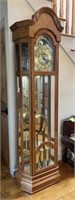 Ridgeway Oak Cased Grandfather Clock