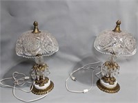 (2) Crystal Lamps (Unknown Working Cond.)