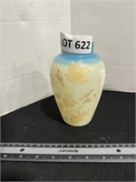 HAND PAINTED 6 INCH TALL VASE