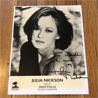 Autographed Julia Nickson Amityville Promo Photo