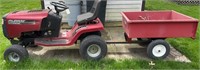 MURRAY 17 HP TRACTOR W/ WAGON