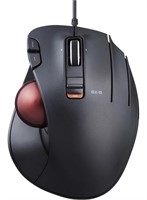 New ELECOM EX-G Wired Trackball Mouse, Ergonomic