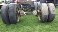 single truck axle