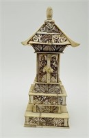 A JAPANESE IVORY PAGODA