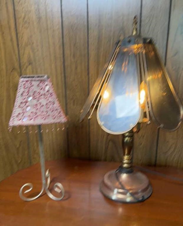TOUCH LAMP & CANDLE HOLDER