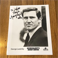 Autographed George Lazenby 007 Publicity Photo