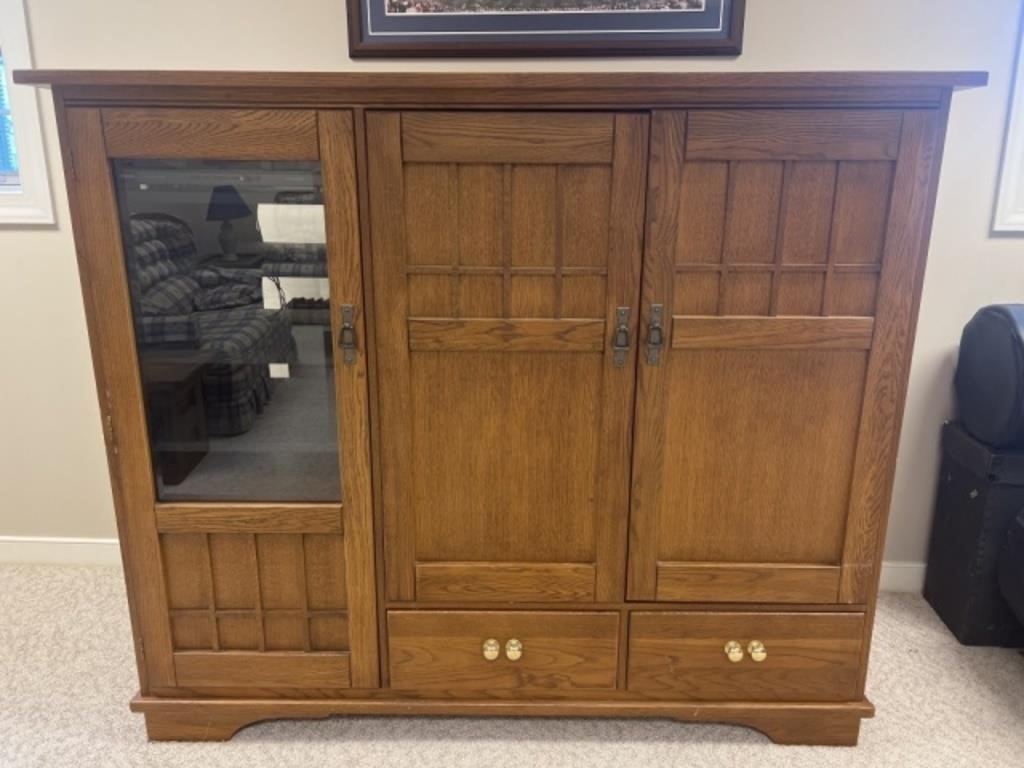 Oak Entertainment Center