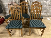 (5) Upholstered Dining Room Chairs