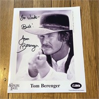 Autographed Tom Berenger Promo Publicity Photo