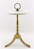 Brass & Marble Pastry (?) Display Stand
