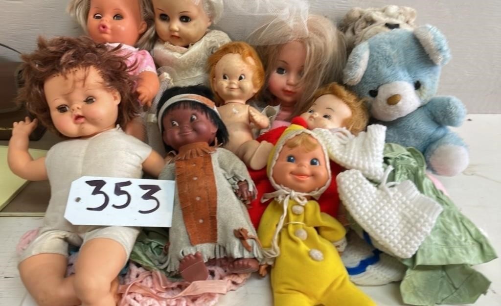 Vintage dolls. NO SHIPPING