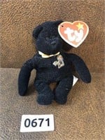 TY Beanie Baby Bear the end  as pictured