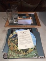 John Deere Tumblers, Collector Plate and Books