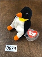 TY BEANIE BABY WADDLE THE PENQUIN as pictured