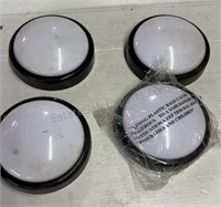 4  BATTERY OPERATED PUCK LIGHTS 5-1/2”