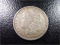 1881-0 Morgan Silver Dollar, Well Circulated