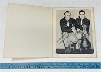 Vintage Whitey & Hogan Autographed Picture