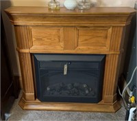 ELECTRIC FIREPLACE W/ MANTEL