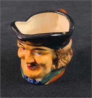 Small Vintage Toby Face Creamer Colonial Man