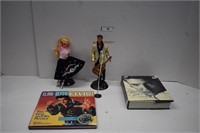 Barbie & Elvis Dolls & Two Elvis Books